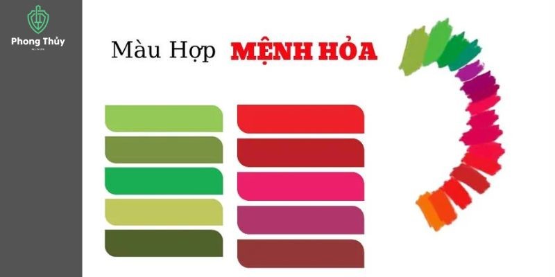 Màu hợp mệnh Hỏa